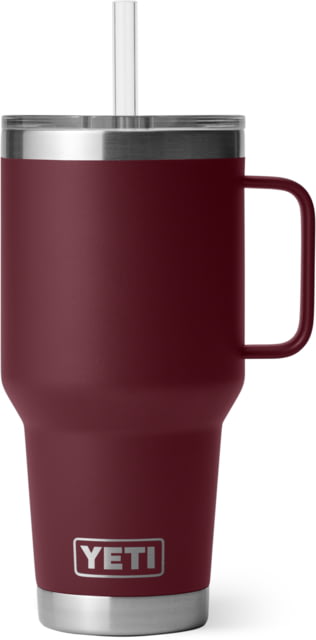 Yeti Rambler 35 oz Straw Mug Wild Vine Red