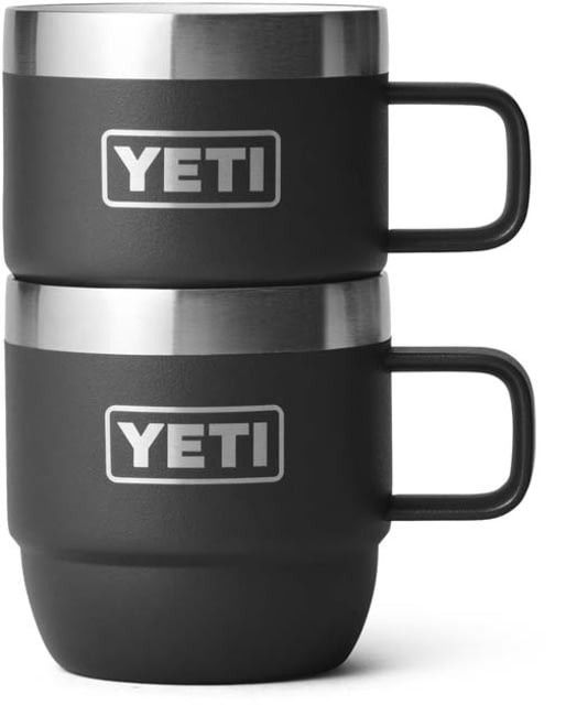 Yeti Rambler 6 oz Espresso Cup - 2 Pack Black 6 oz