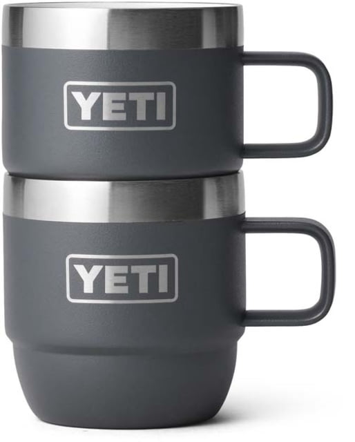 Yeti Rambler 6 oz Espresso Cup - 2 Pack Charcoal 6 oz
