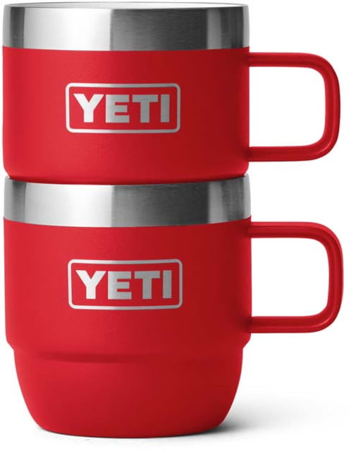 Yeti Rambler 6 oz Espresso Cup - 2 Pack Rescue Red 6 oz