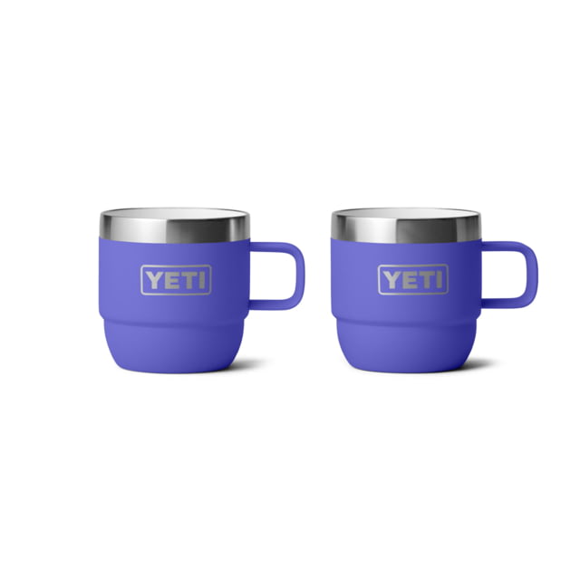 Yeti Yeti Rambler 6 oz Stackable Mugs w/Durasip Ceramic Lining - 2 Pack Ultramarine Violet
