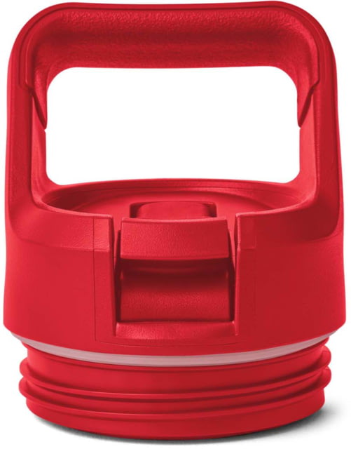Yeti Rambler Bottle Straw Cap Rescue Red