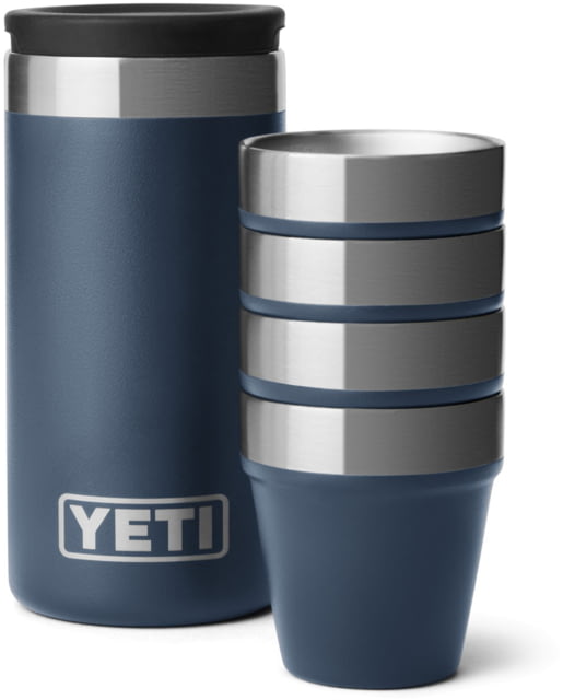 Yeti Shot Glasses And Case Navy