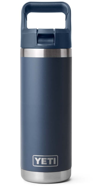 Yeti Yeti Rambler 18 oz Water Bottle w/Straw Cap Navy