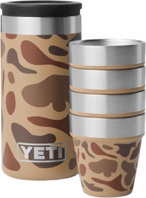 Yeti Yeti YETI Shot Glasses & Case Wetlands Camo