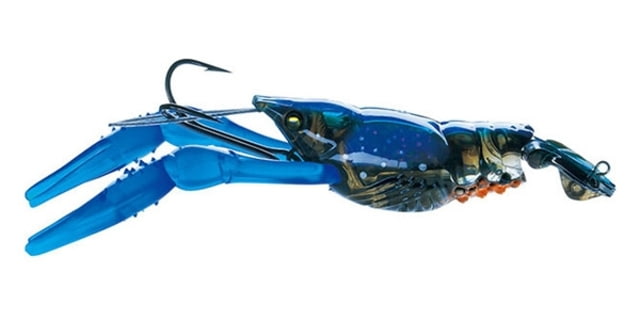 Yo-Zuri 3DB Crayfish Lure 75mm Prism Black/Blue  PBLB