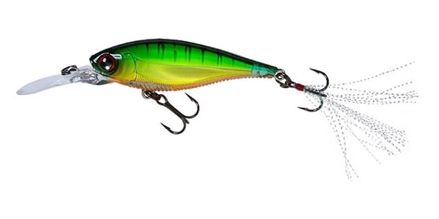 Yo-Zuri 3DB Shad Lure 70mm Prism Fire Tiger  PFT