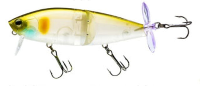 Yo-Zuri 3DB Wake Prop Floating Lure 85mm 3-3/8in Ghost AYU  GSAY