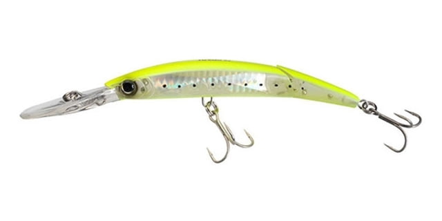 Yo-Zuri Crystal 3D Minnow Deep Diver Jointed Luge 130mm Chartreuse  GHCS