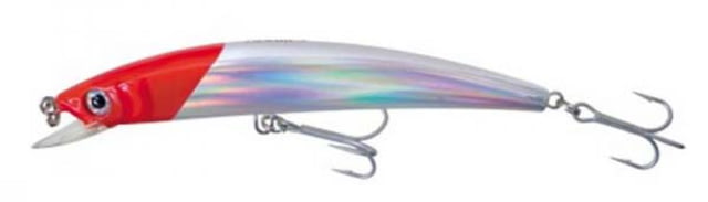 Yo-Zuri Crystal Minnow Floater Sil/White/Red 1/4 oz 3-5/8 in