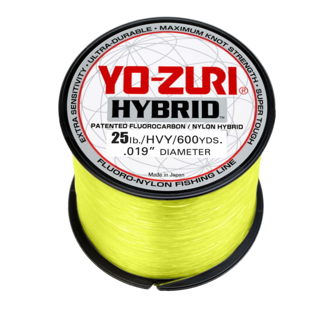 Yo-Zuri HI VIS Hybrid 25lb 600yds HI VIS Yellow