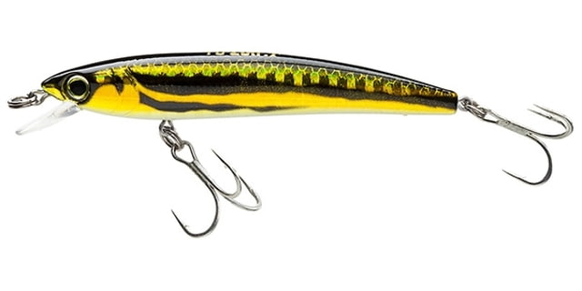 Yo-Zuri Pins Minnow Floating Lure 90mm Gold/Black  GBL