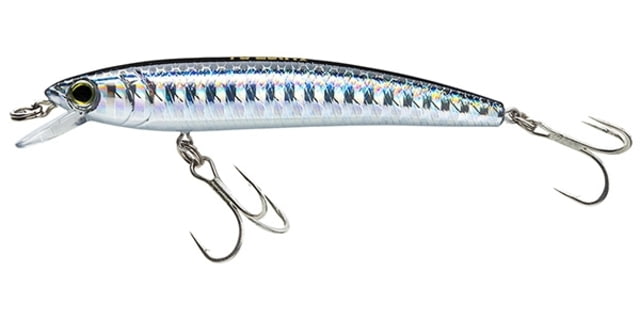 Yo-Zuri Pins Minnow Sinking Lure 70mm Silver/Black  BL