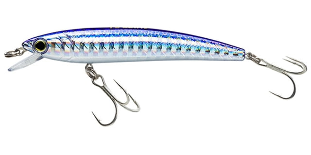 Yo-Zuri Pins Minnow Sinking Lure 70mm Silver/Blue  M177