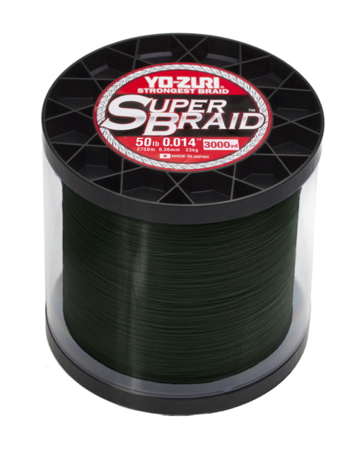 Yo-Zuri SuperBraid Braided Line 50lb Test  Green Spool