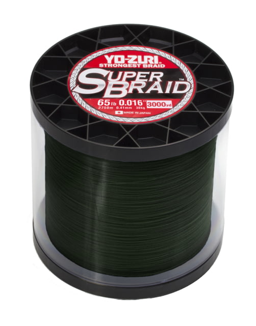 Yo-Zuri SuperBraid Braided Line 65lb Test  Green Spool