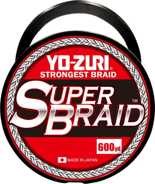 Yo-Zuri SuperBraid Line 600 yd 20 lb White YZ SB 20LB WH 600YD