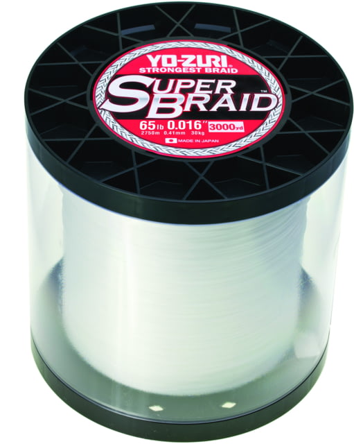 Yo-Zuri SuperBraid Line 65lb  White YZ SB 65LB WH