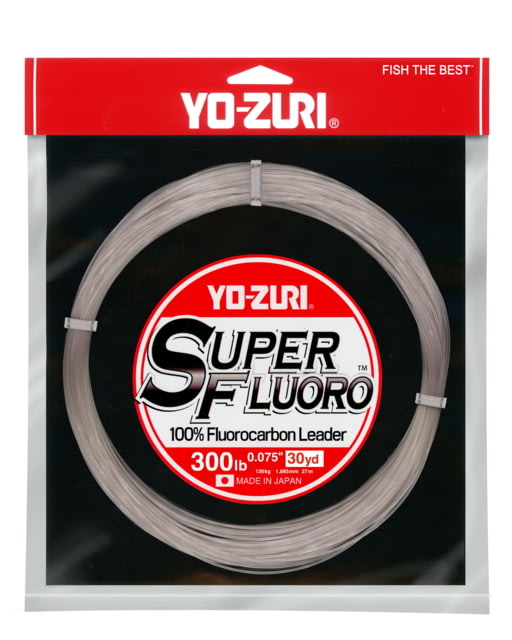 Yo-Zuri Superfluoro Fishing Line 30yd 300lb Natural Clear YZ SF 300LB NCL 30YD