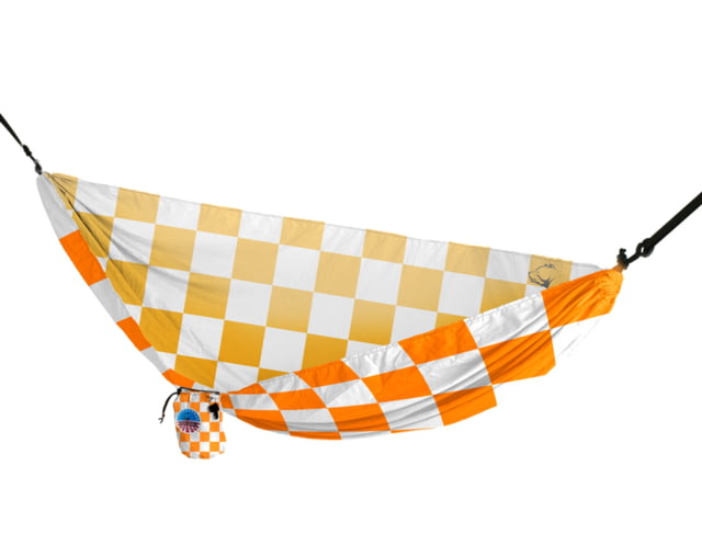 Yukon Outfitters Vista Printed Hammock Orange/White Checkerboard