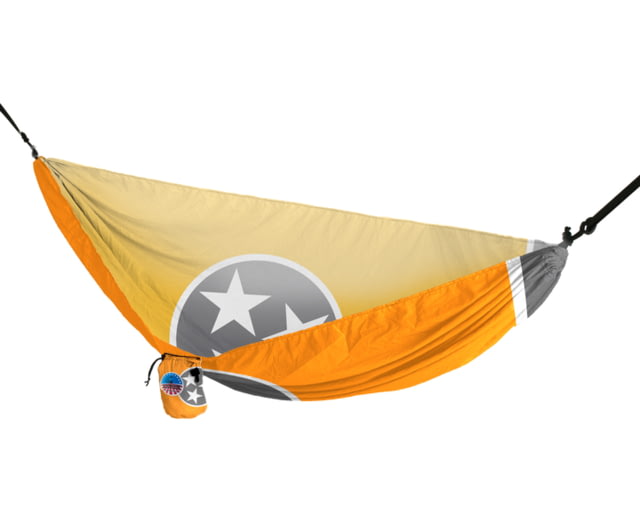 Yukon Outfitters Vista Printed Hammock TN Flag Orange/Grey