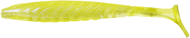 Yum Pulse Swimbait-Soft Plastic Swimbaits 3.5in Chartreuse Clear Shad