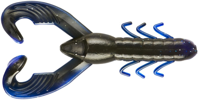 Yum Yum Christie Craw Swim Bait 8 Pack 3.5in Black Blue Shadow