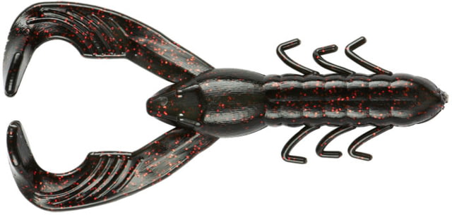 Yum Yum Christie Craw Swim Bait 8 Pack 3.5in Black Neon