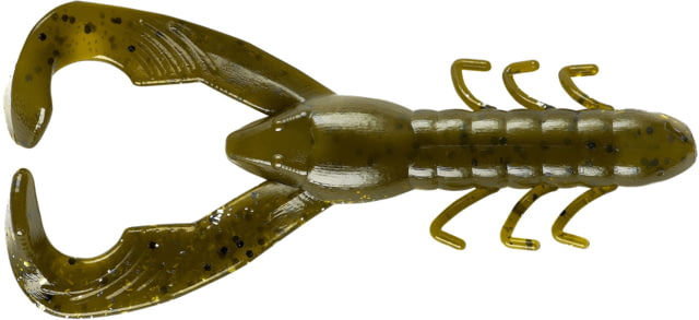 Yum Yum Christie Craw Swim Bait 8 Pack 3.5in Green Pumpkin Flash