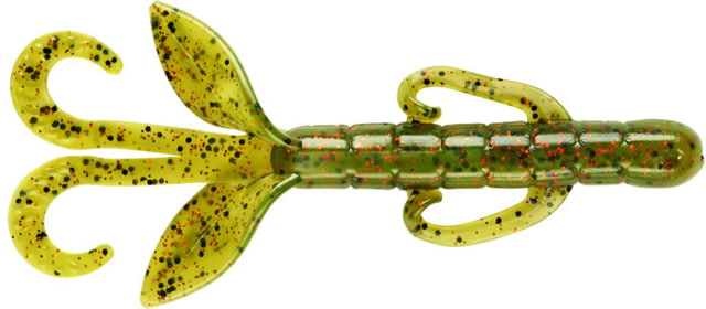 Yum Yum Christie Critter Swim Bait 10 Pack 3.5in Watermelon/Red Flake