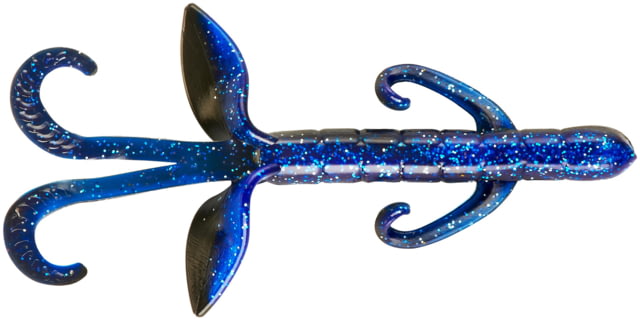 Yum Yum Christie Critter Swim Bait 8 Pack 4.5in Black Blue Shadow