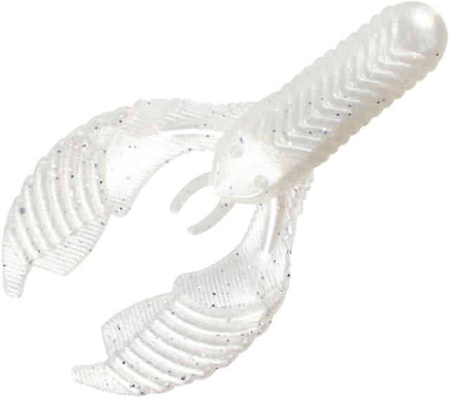 Yum Yum Craw Chunk Bait 3.25in Pearl Slv Flk