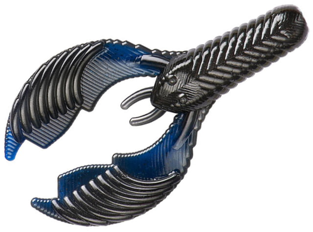 Yum Yum Craw Chunk Bait 8 Pack 2.75in Black Blue Shadow