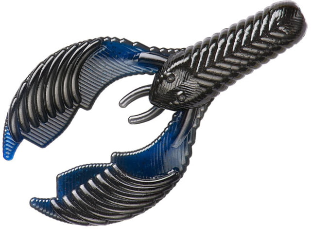 Yum Yum Craw Chunk Bait 8 Pack 3.75in Black Blue Shadow
