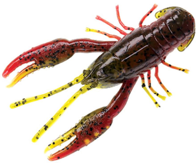 Yum Crawbug 8 Pack 2.5in Green Pumpkin Texas Red