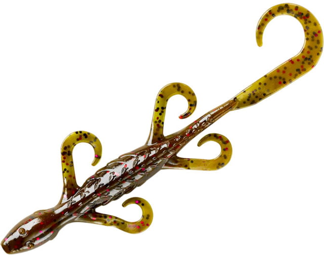 Yum Yum Lizard Bait 6in Green Pumpkin/Purple