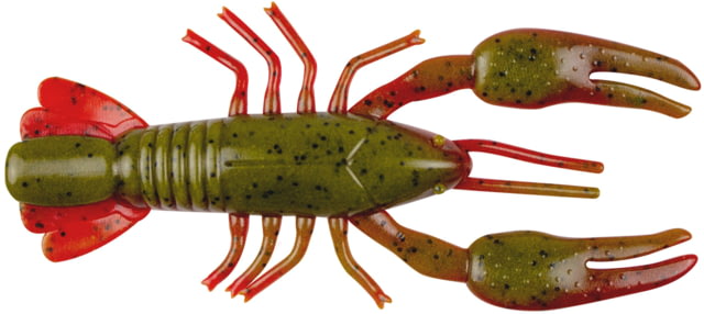 Yum Yum Ned Craw Bait 2in Green Pumpkn/Red