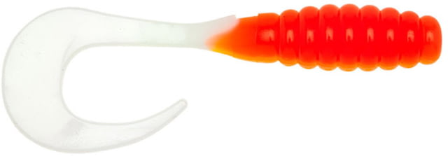 Yum Yum Ribbontail Grub Bait 15 Pack 3in Tangerine 1