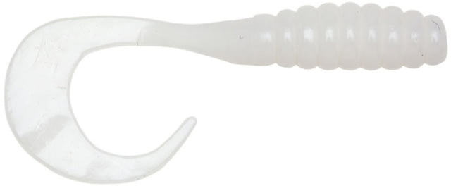 Yum Ribbontail Grub Bait 15 Pack 3in White 1