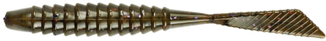 Yum Yum Warning Shot Bait 3.75in Green Pumpkin Purple