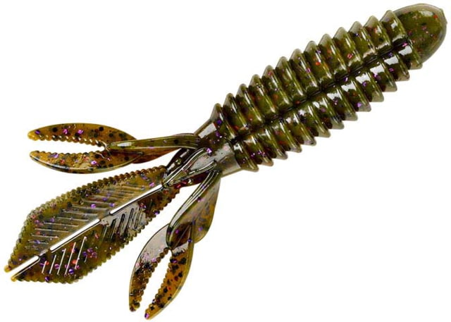Yum Yum Wooly Bug Bait 4.25in Green Pumpkin/Purple