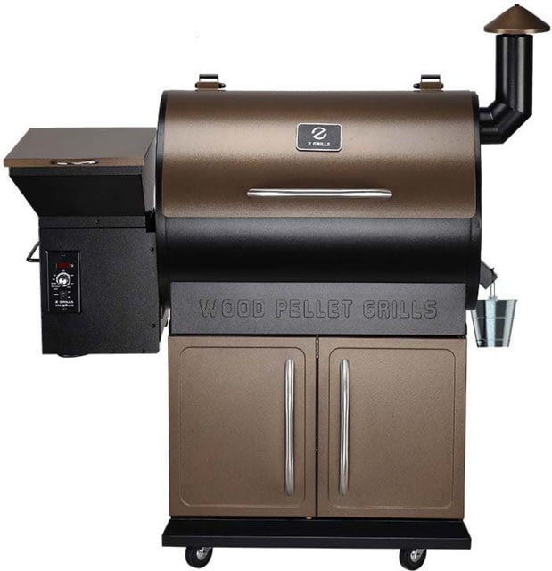 Z Grills 700D 8in1 Wood Pellet Grill - Smoker Bronze/Black Large