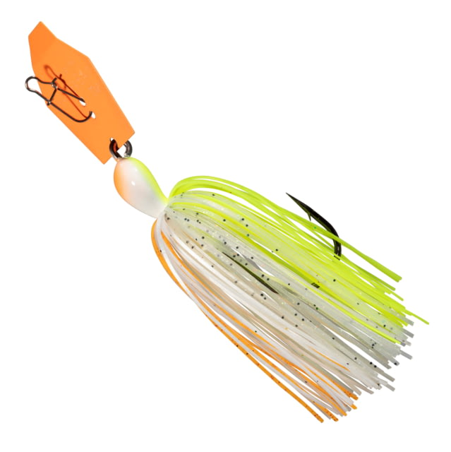 Z-man Big Blade Chatterbait Jig Head 1/2oz Chartruese/White/Orange