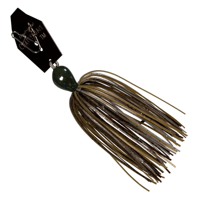 Z-man Big Blade Chatterbait Jig Head 3/4oz Green Pumpkin Candy