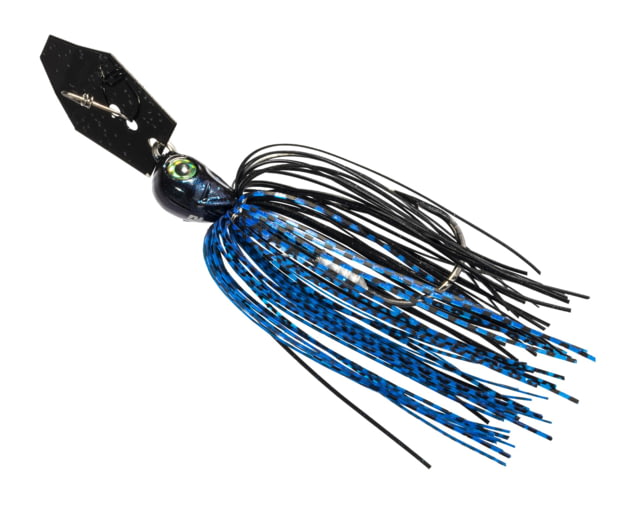Z-man Chatterbait Elite Evo Bladed Jig Black/Blue 1/2oz