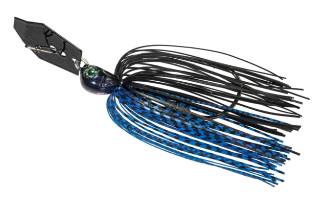 Z-man Chatterbait Elite Evo Bladed Jig Black/Blue 3/8oz