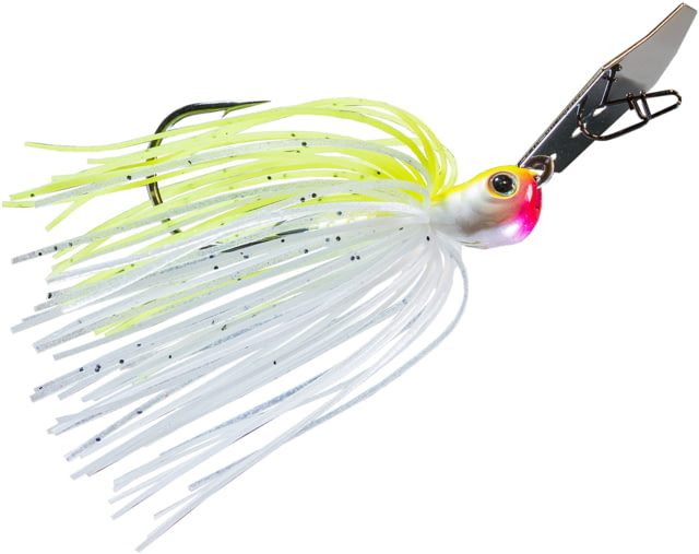 Z-man Chatterbait Jack Hammer Jig Head 1/2oz Chartruese/Whtie