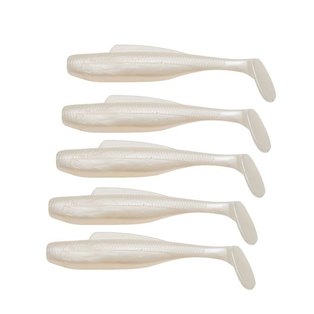 Z-man Diezel Minnowz Soft Bait 5 Pack 4 in Pearl
