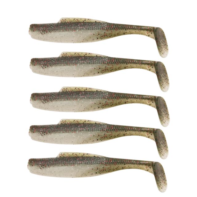 Z-man Diezel Minnowz Soft Bait 5 Pack 4 in Red Bone