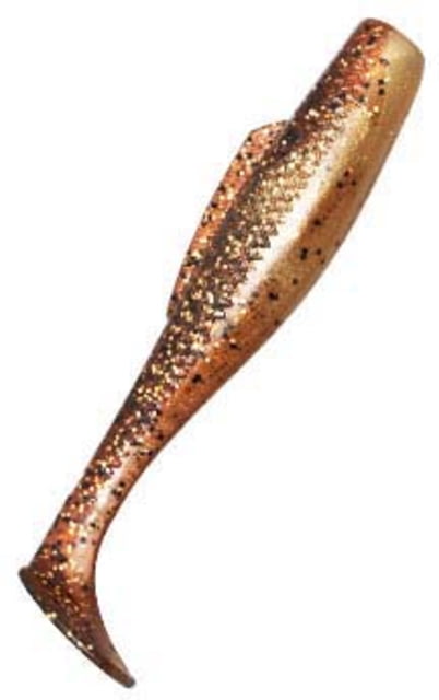 Z-man Elaztech Minnowz Swimbait 6 pack 3in Rootbeer Gold/Gold